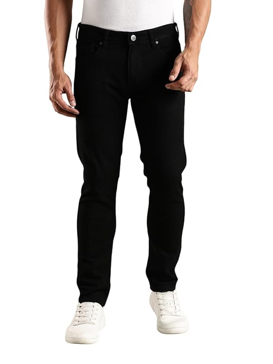 Thomas Scott Men's | Mild Fade | Slim Fit | Denim | Regular Wear | Stretchable | Casual Jeans for Men - Image 2