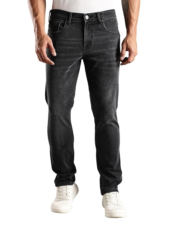 Thomas Scott Men's | Mild Fade | Slim Fit | Denim | Regular Wear | Stretchable | Casual Jeans for Men