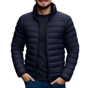 Ben Martin Men's Nylon Jacket|Standard Length Puffer Winter Bomber Jacket|Stylish Jacket|Biker Casual Hoody Jacket