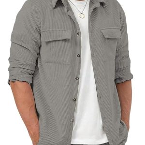 Lymio Men Polyester Casual Regular Fit Shirt || Stylish (Rib)